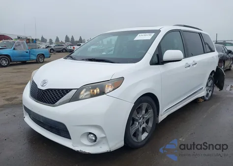 2014 Toyota Sienna Se 8 Passenger из США, поврежденный, VIN 5TDXK3DC2ES473269